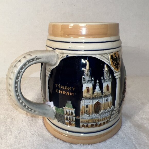 Korbel Beer Stein Mug By Risch-Lau & Gebr.Metz GmbH. Hand Made & Hand Painted - Picture 3 of 12